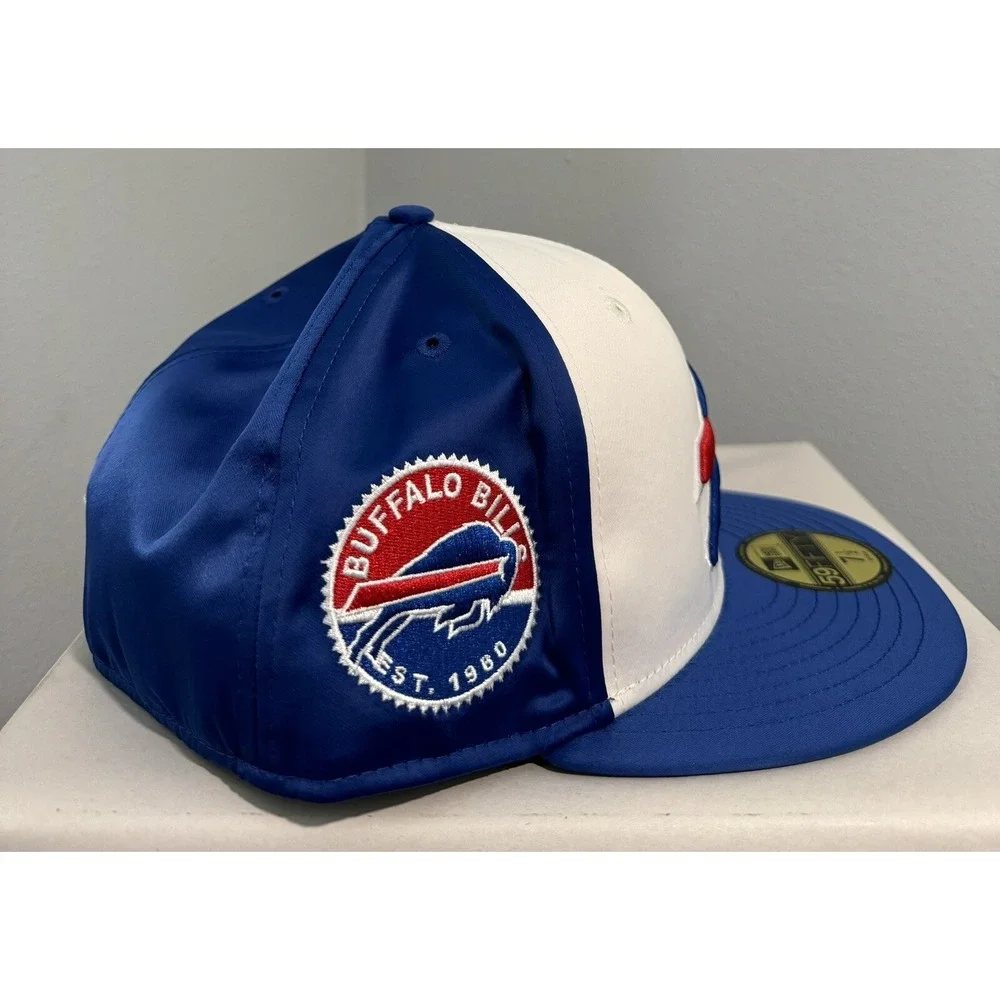 New Era 59Fifty Buffalo Bills Fitted Satin Hat Size 7 1/2 Brand NEW